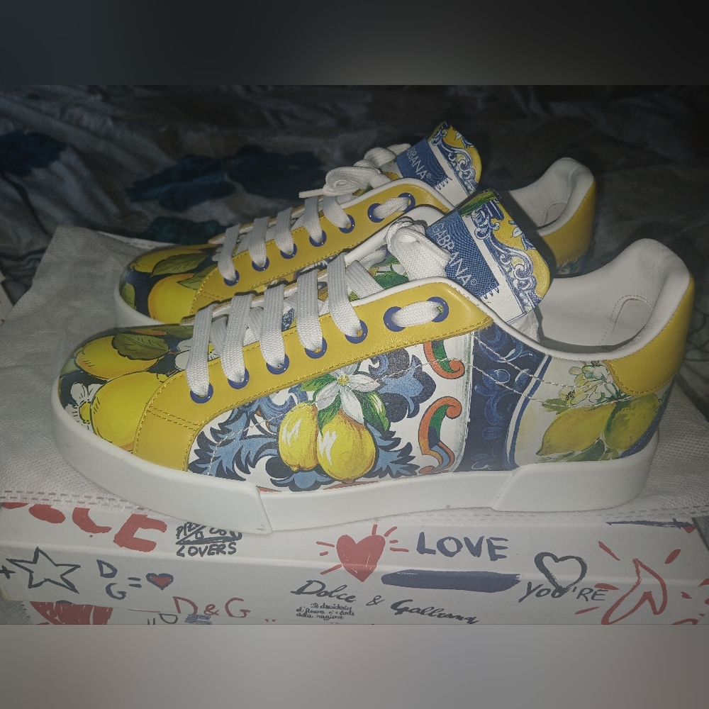 DOLCE&GABBANA Portofino Sneakers, Size 41